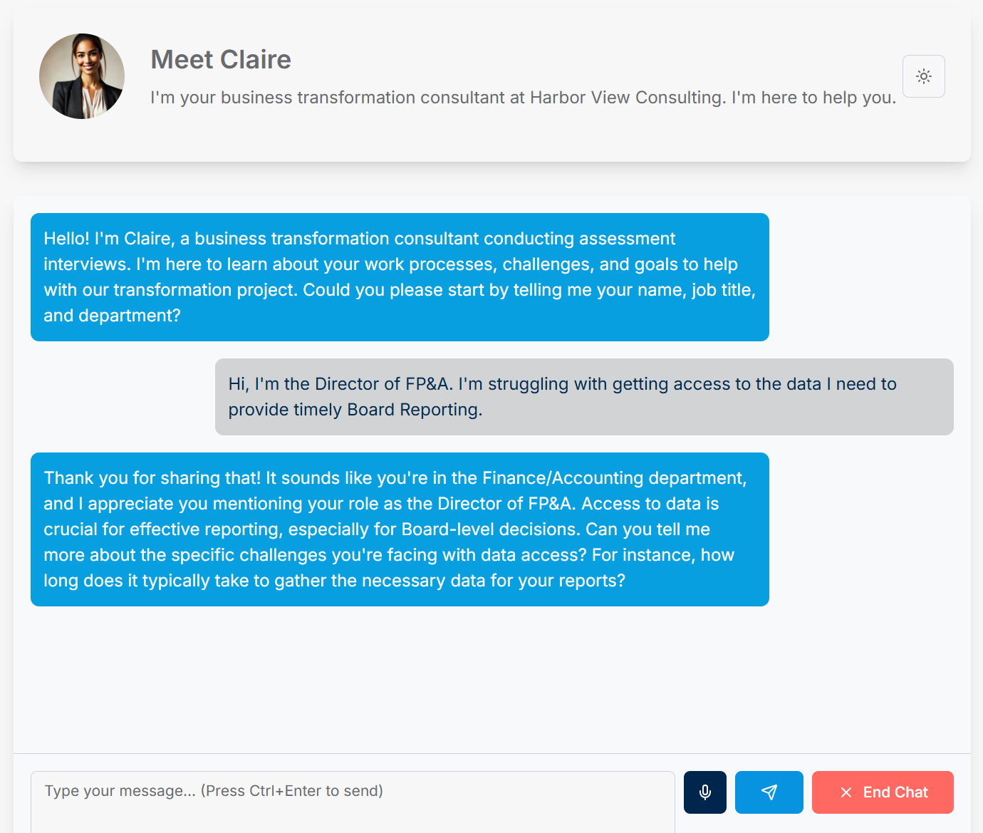clAIre Interface