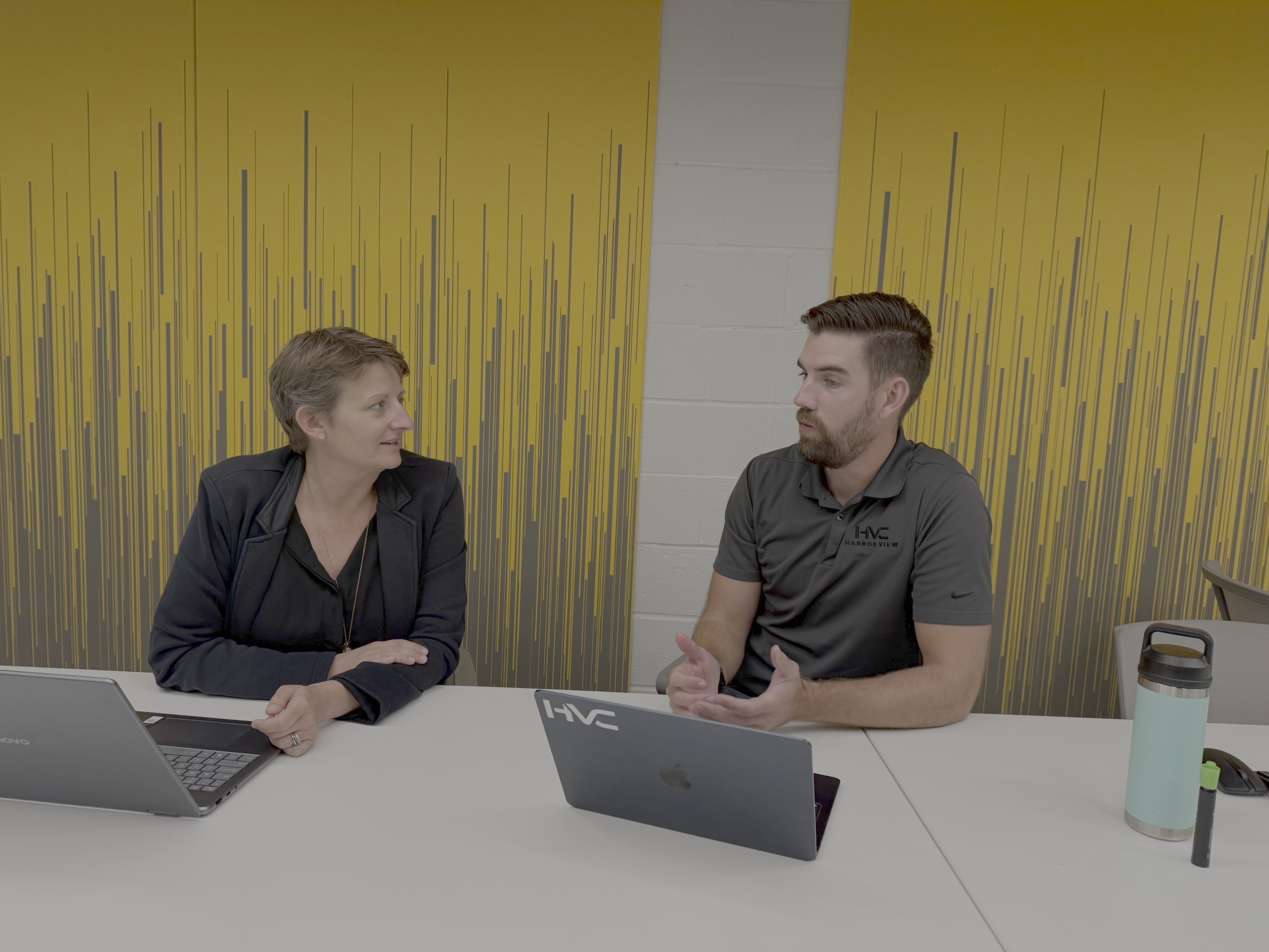 Harbor View consultants collaborating with clients